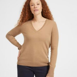Everlane The Cashmere V-Neck Size Large